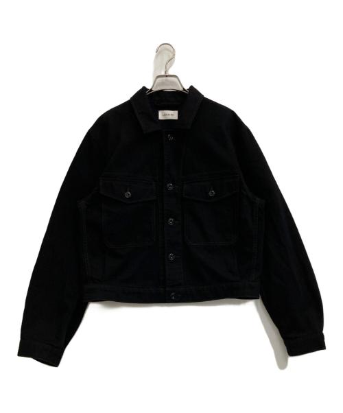 LEMAIRE（ルメール）LEMAIRE (ルメール) TRUCKER JACKET ブラック サイズ:46の古着・服飾アイテム