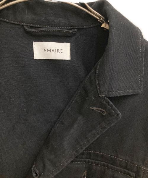 LEMAIRE（ルメール）LEMAIRE (ルメール) TRUCKER JACKET ブラック サイズ:46の古着・服飾アイテム