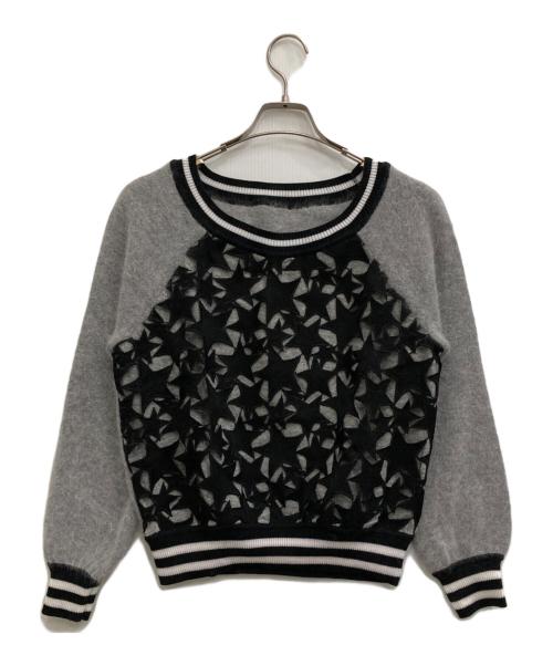 Diagram（ダイアグラム）Diagram (ダイアグラム) シャギーニット グレー サイズ:36の古着・服飾アイテム