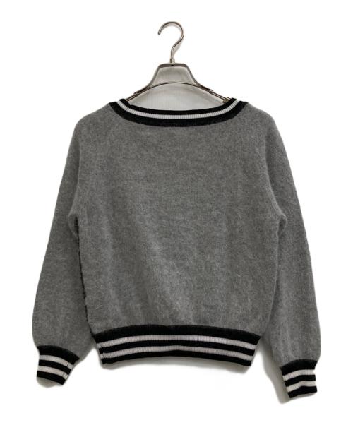 Diagram（ダイアグラム）Diagram (ダイアグラム) シャギーニット グレー サイズ:36の古着・服飾アイテム