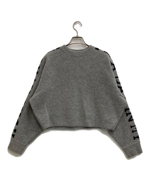 Diagram（ダイアグラム）Diagram (ダイアグラム) ワイドロゴニット グレー サイズ:36の古着・服飾アイテム