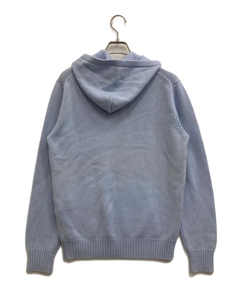 HYDROGEN（ハイドロゲン）HYDROGEN (ハイドロゲン) ニットパーカー スカイブルー サイズ:Sの古着・服飾アイテム