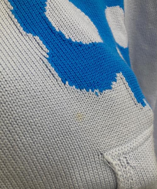 HYDROGEN（ハイドロゲン）HYDROGEN (ハイドロゲン) ニットパーカー スカイブルー サイズ:Sの古着・服飾アイテム