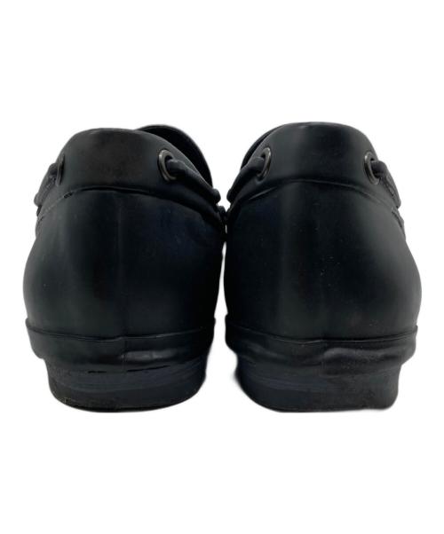 Traditional Weatherwear（トラディショナルウェザーウェア）Traditional Weatherwear (トラディショナルウェザーウェア) ラバー製デッキシューズ ブラック サイズ:24.5の古着・服飾アイテム