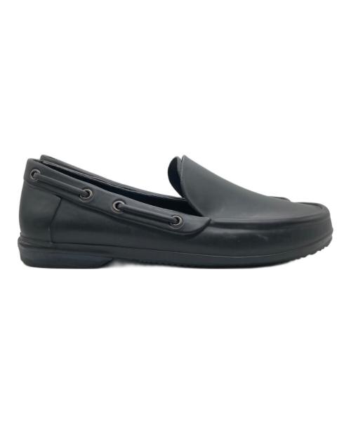 Traditional Weatherwear（トラディショナルウェザーウェア）Traditional Weatherwear (トラディショナルウェザーウェア) ラバー製デッキシューズ ブラック サイズ:24.5の古着・服飾アイテム