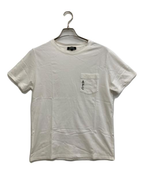 A.P.C.（アーペーセー）A.P.C. (アーペーセー) ポケットTシャツ ホワイト サイズ:Mの古着・服飾アイテム