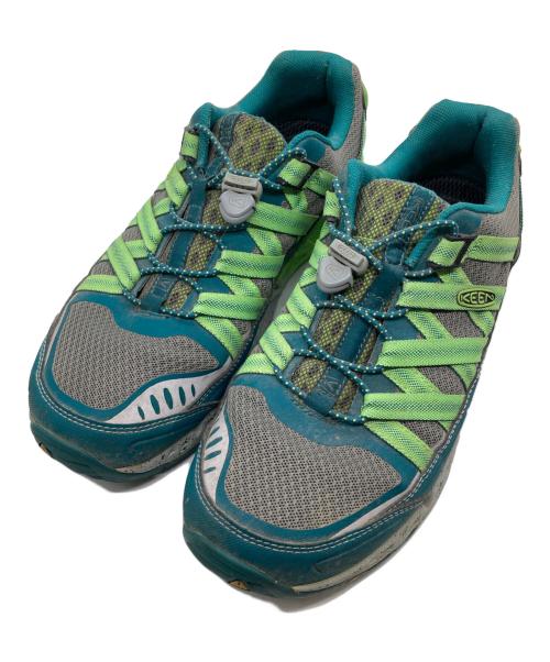 KEEN（キーン）KEEN (キーン) ローカットスニーカー グリーン サイズ:27.5の古着・服飾アイテム