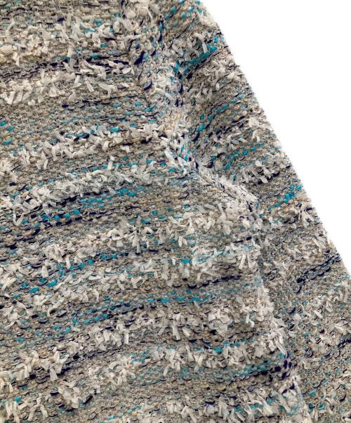 ESTNATION（エストネーション）ESTNATION (エストネーション) ニットツイードジャケット グレー サイズ:36の古着・服飾アイテム