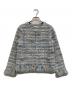 ESTNATION（エストネーション）の古着「ニットツイードジャケット」｜グレー