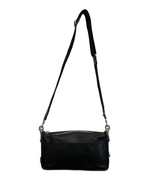 Orobianco（オロビアンコ）Orobianco (オロビアンコ) クロコ型押しショルダーバッグ ブラックの古着・服飾アイテム