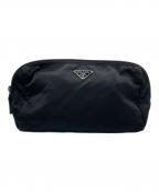 PRADAプラダ）の古着「ナイロンポーチ」｜ブラック