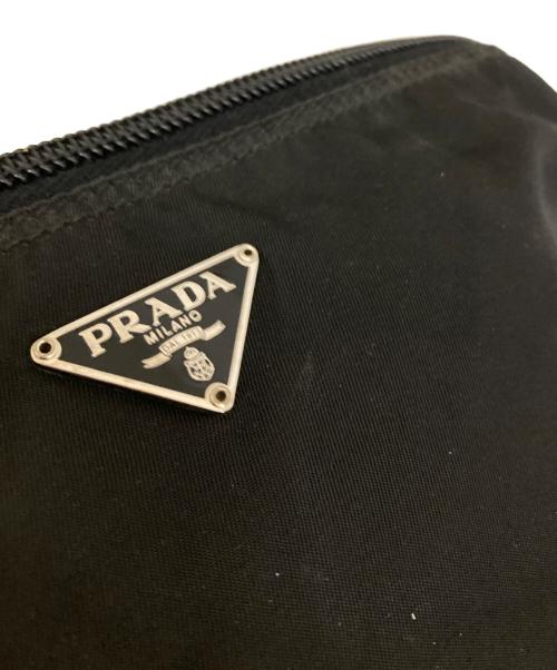 PRADA（プラダ）PRADA (プラダ) ナイロンポーチ ブラックの古着・服飾アイテム