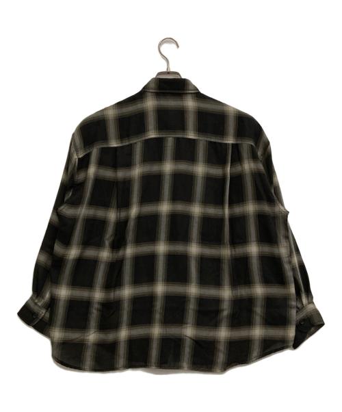 SLOBE IENA（スローブ イエナ）SLOBE IENA (スローブ イエナ) ビエラチェックルーズシャツ ブラック サイズ:-の古着・服飾アイテム