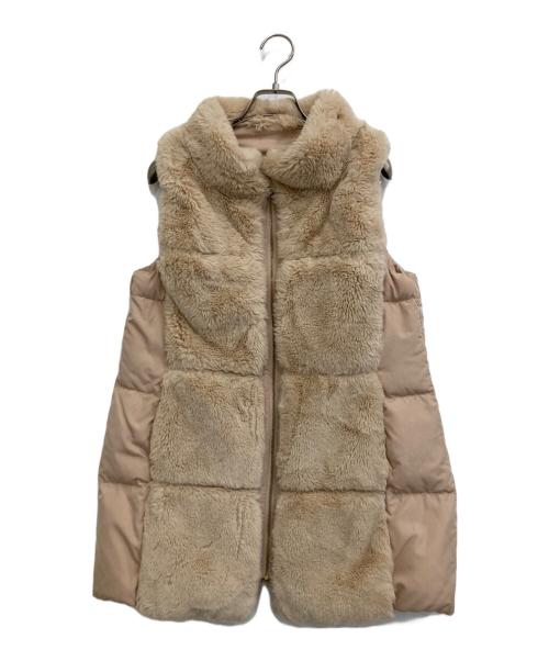 BLUE FRONCE（ブルーフォンセ）BLUE FRONCE (ブルーフォンセ) ベスト ベージュ サイズ:38の古着・服飾アイテム