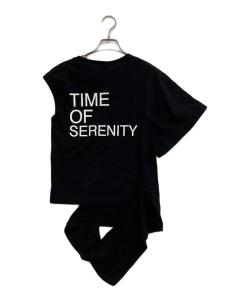 UNDERCOVER（アンダーカバー）UNDERCOVER (アンダーカバー) デザインカットソー ブラック サイズ:1の古着・服飾アイテム