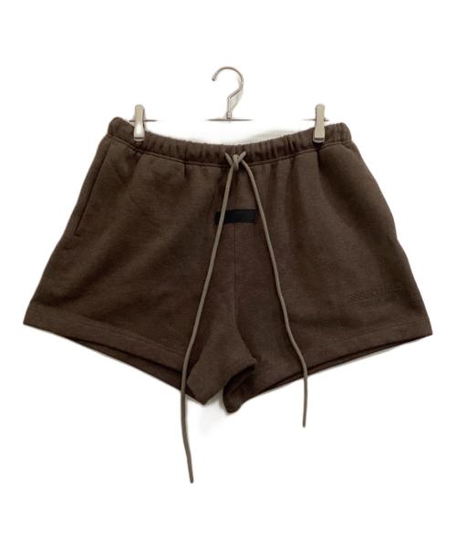 FOG ESSENTIALS（フィアオブゴッド エッセンシャル）FOG ESSENTIALS (フィアオブゴッド エッセンシャル) スウェットハーフパンツ ブラウン サイズ:L 未使用品の古着・服飾アイテム