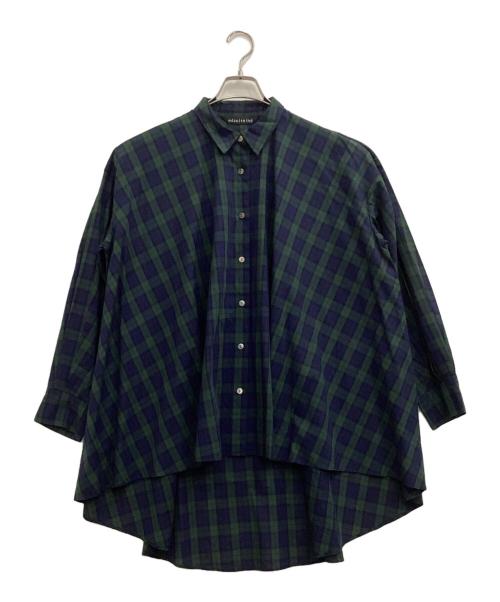 mizuiro-ind（ミズイロインド）mizuiro-ind (ミズイロインド) ワイドシャツ ネイビー サイズ:-の古着・服飾アイテム