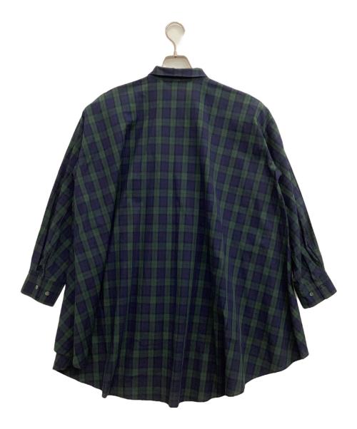 mizuiro-ind（ミズイロインド）mizuiro-ind (ミズイロインド) ワイドシャツ ネイビー サイズ:-の古着・服飾アイテム