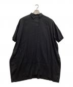 mizuiro-indミズイロインド）の古着「リネンシャツワンピース」｜グレー