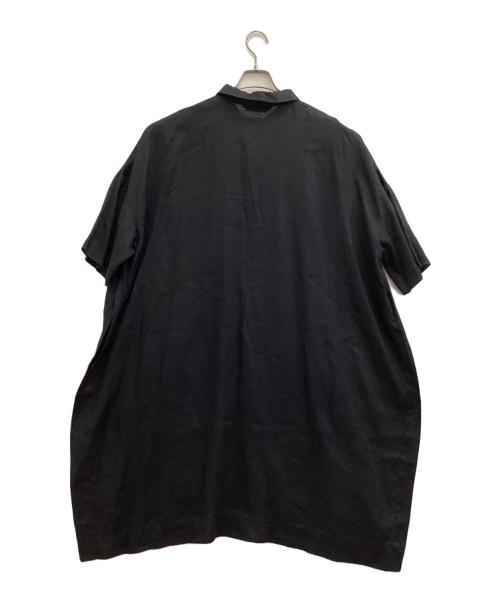 mizuiro-ind（ミズイロインド）mizuiro-ind (ミズイロインド) リネンシャツワンピース グレー サイズ:-の古着・服飾アイテム