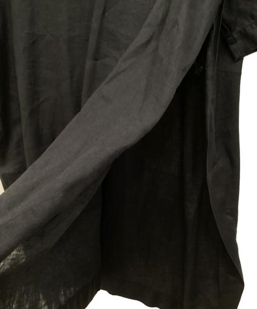 mizuiro-ind（ミズイロインド）mizuiro-ind (ミズイロインド) リネンシャツワンピース グレー サイズ:-の古着・服飾アイテム