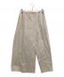 mizuiro-ind（ミズイロインド）の古着「ワイドパンツ」｜アイボリー