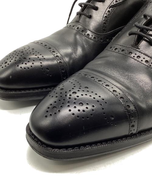 YANKO（ヤンコ）YANKO (ヤンコ) ウィングチップシューズ ブラック サイズ:25.5の古着・服飾アイテム