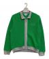 TTT MSW（ティー）の古着「Lame zip up cardigan」｜グリーン