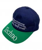 ICE&TECHNOアイスアンドテクノ）の古着「6パネルキャップ」｜ネイビー