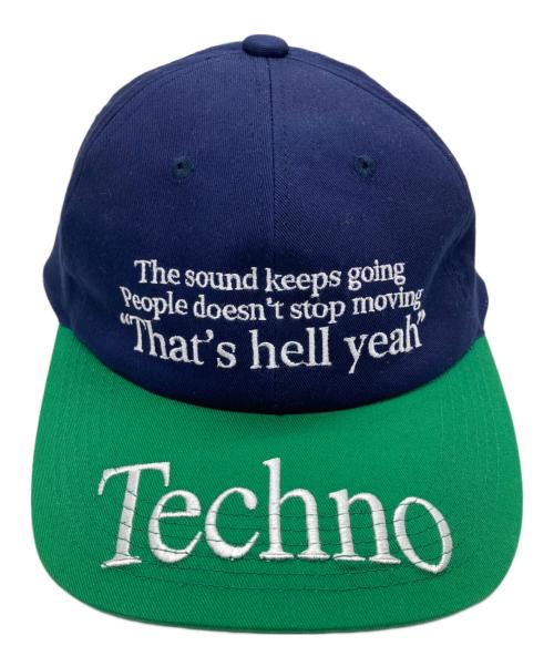 ICE&TECHNO（アイスアンドテクノ）ICE&TECHNO (アイス＆テクノ) 6パネルキャップ ネイビーの古着・服飾アイテム