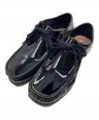 CLARKS ORIGINALS×SUPREMEクラークス オリジナルズ×シュプリーム）の古着「Patent Leather Wallabe」｜ブラック