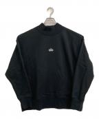 alo yogaアローヨガ）の古着「ハイネック裏起毛スウェット」｜ブラック