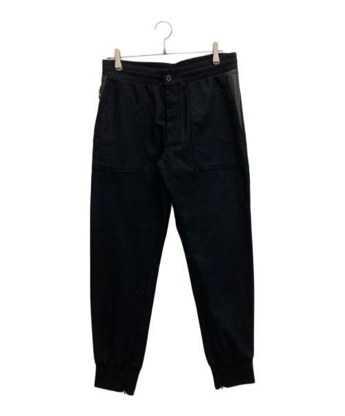 DIESEL Black Gold（ディーゼル ブラック ゴールド）DIESEL Black Gold (ディーゼル ブラック ゴールド) ジョガーパンツ ブラック サイズ:46の古着・服飾アイテム