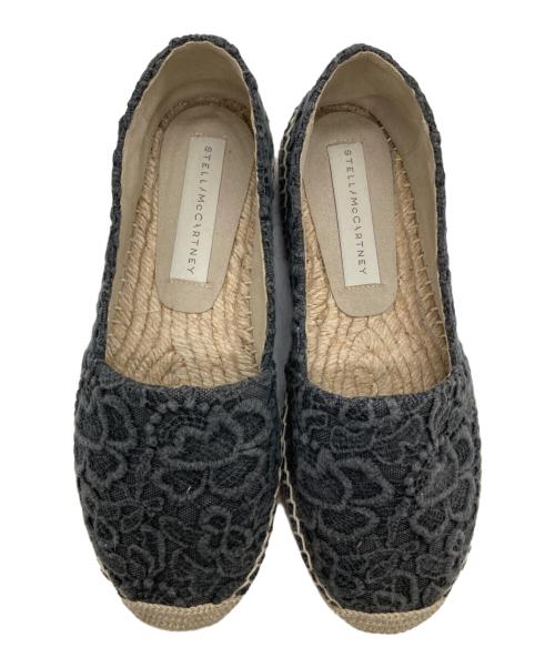 STELLA McCARTNEY（ステラマッカートニー）STELLA McCARTNEY (ステラマッカートニー) エスパドリーユ グレー×ベージュ サイズ:35の古着・服飾アイテム