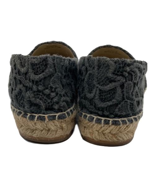 STELLA McCARTNEY（ステラマッカートニー）STELLA McCARTNEY (ステラマッカートニー) エスパドリーユ グレー×ベージュ サイズ:35の古着・服飾アイテム