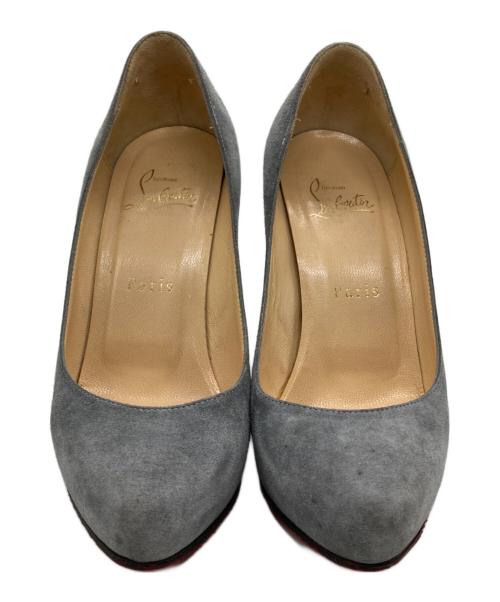 Christian Louboutin（クリスチャン・ルブタン）Christian Louboutin (クリスチャン・ルブタン) ハイヒールパンプス グレー サイズ:SIZE 35 1/2の古着・服飾アイテム