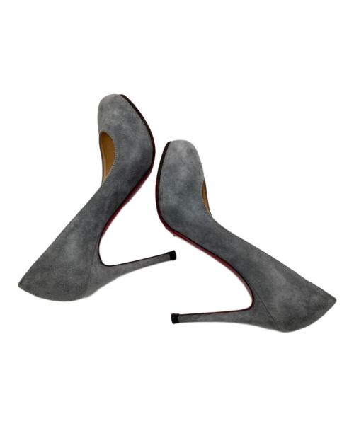 Christian Louboutin（クリスチャン・ルブタン）Christian Louboutin (クリスチャン・ルブタン) ハイヒールパンプス グレー サイズ:SIZE 35 1/2の古着・服飾アイテム