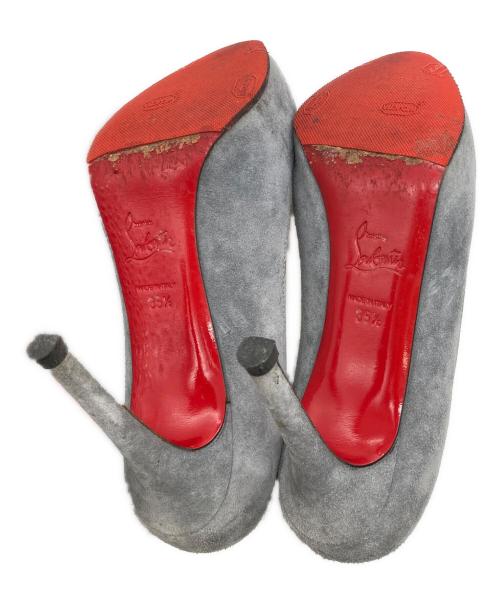Christian Louboutin（クリスチャン・ルブタン）Christian Louboutin (クリスチャン・ルブタン) ハイヒールパンプス グレー サイズ:SIZE 35 1/2の古着・服飾アイテム