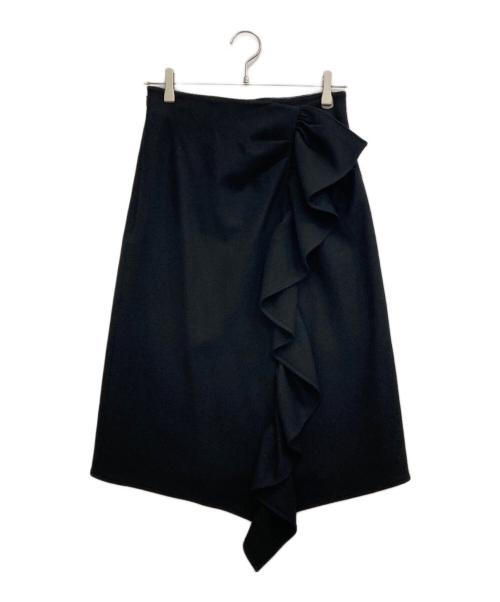 BORDERS at BALCONY（ボーダーズアットバルコニー）BORDERS at BALCONY (ボーダーズアットバルコニー) スカート ブラック サイズ:36 未使用品の古着・服飾アイテム