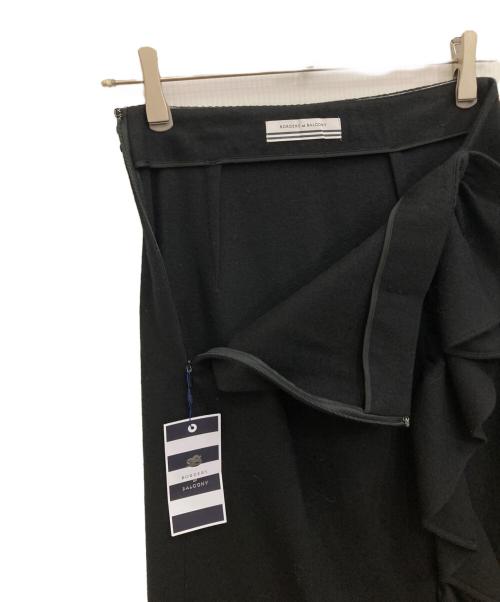 BORDERS at BALCONY（ボーダーズアットバルコニー）BORDERS at BALCONY (ボーダーズアットバルコニー) スカート ブラック サイズ:36 未使用品の古着・服飾アイテム