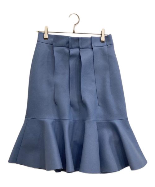 sacai（サカイ）sacai (サカイ) Wool Melton Skirt スカイブルー サイズ:1の古着・服飾アイテム