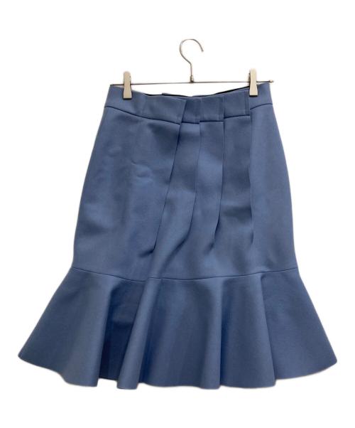 sacai（サカイ）sacai (サカイ) Wool Melton Skirt スカイブルー サイズ:1の古着・服飾アイテム