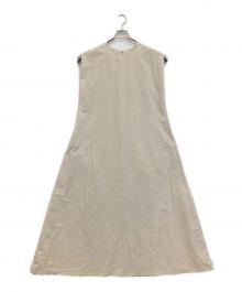CITYSHOP（シティショップ）の古着「ノースリーブワンピース」｜アイボリー