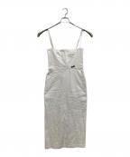 holidayホリデー）の古着「SUPER FINE DRY BUSTIER DRESS」｜ホワイト