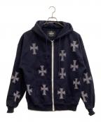 unknownアンノウン）の古着「ジップパーカー」｜ネイビー
