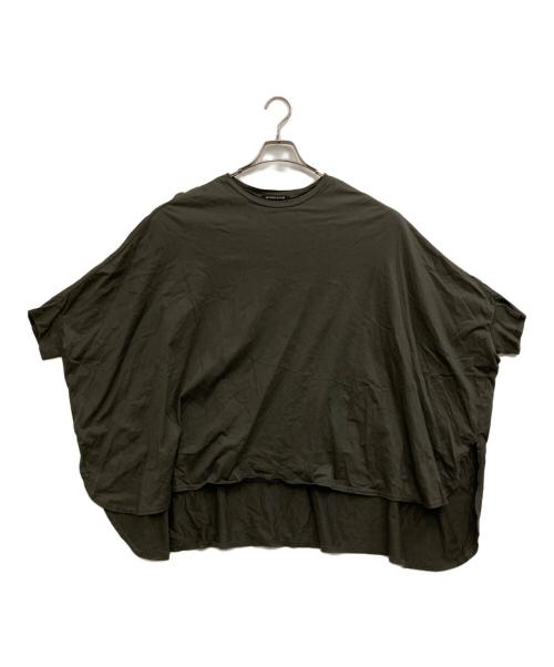 mizuiro-ind（ミズイロインド）mizuiro-ind (ミズイロインド) ワイドカットソー グレー サイズ:-の古着・服飾アイテム