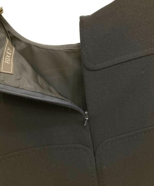 FOXEY（フォクシー）FOXEY (フォクシー) ウールワンピース ネイビー サイズ:Mの古着・服飾アイテム