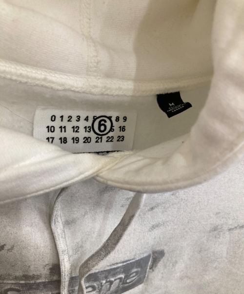 SUPREME（シュプリーム）Supreme (シュプリーム) MM6 Maison Margiela (エムエムシックスメゾンマルジェラ) Foil box logo hooded シルバー サイズ:Mの古着・服飾アイテム