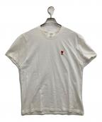 amiアミ）の古着「ハートロゴTシャツ」｜ホワイト