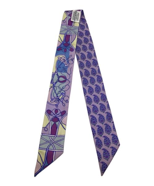 HERMES（エルメス）HERMES (エルメス) スカーフ ラベンダーの古着・服飾アイテム